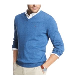 Tommy Hilfiger Blue SP Basics Mens Sweater New with Tags